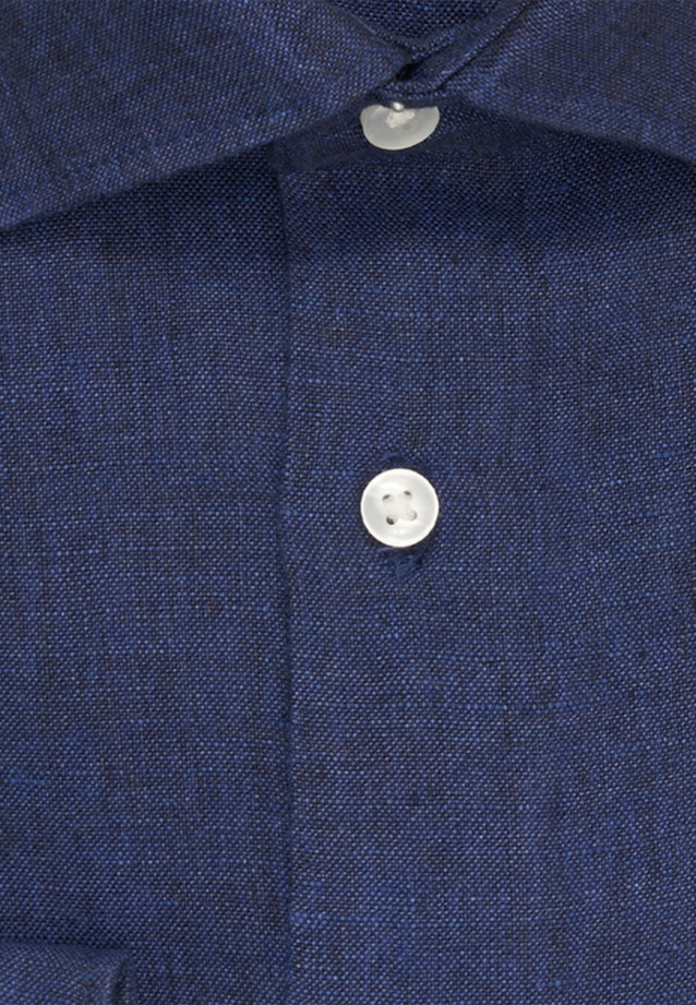 Slim Business Hemd Uni in Mittelblau |  Seidensticker Onlineshop