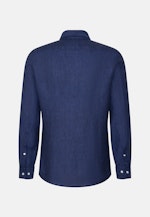 Slim Business Hemd Uni in Mittelblau |  Seidensticker Onlineshop