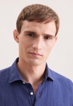 Slim Business Hemd Uni in Mittelblau |  Seidensticker Onlineshop