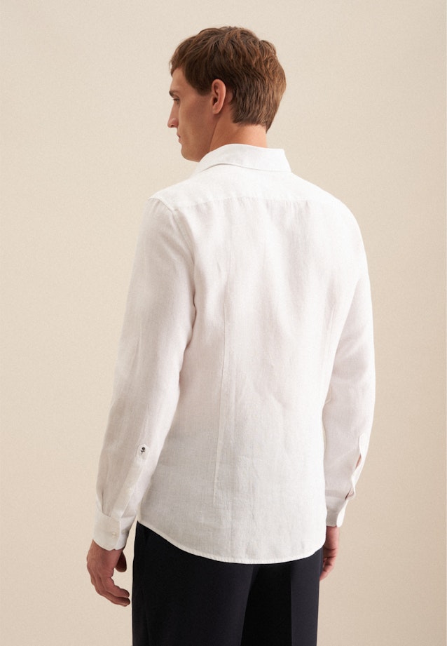 Slim Business Hemd Uni in Weiß |  Seidensticker Onlineshop