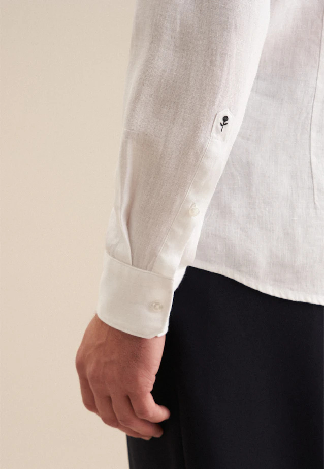 Slim Chemise d'affaires Uni in Blanc |  Seidensticker Onlineshop