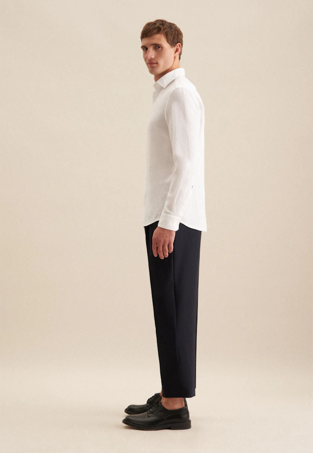 Slim Chemise d'affaires Uni in Blanc |  Seidensticker Onlineshop