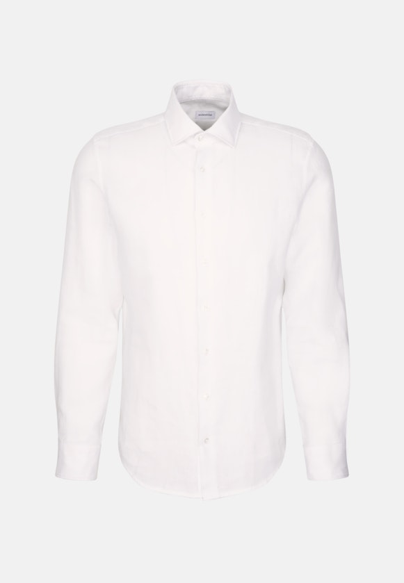Slim Business Hemd Uni in Weiß |  Seidensticker Onlineshop