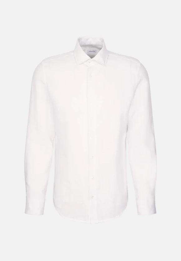 Slim Chemise d'affaires Uni in Blanc |  Seidensticker Onlineshop