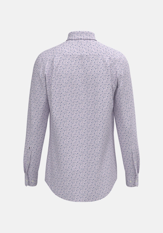 Regular Business Hemd Druck in Rosa/Pink | Seidensticker Onlineshop
