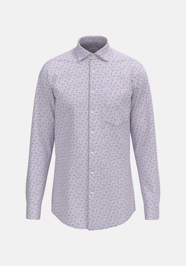Regular Business Hemd Druck in Rosa/Pink | Seidensticker Onlineshop