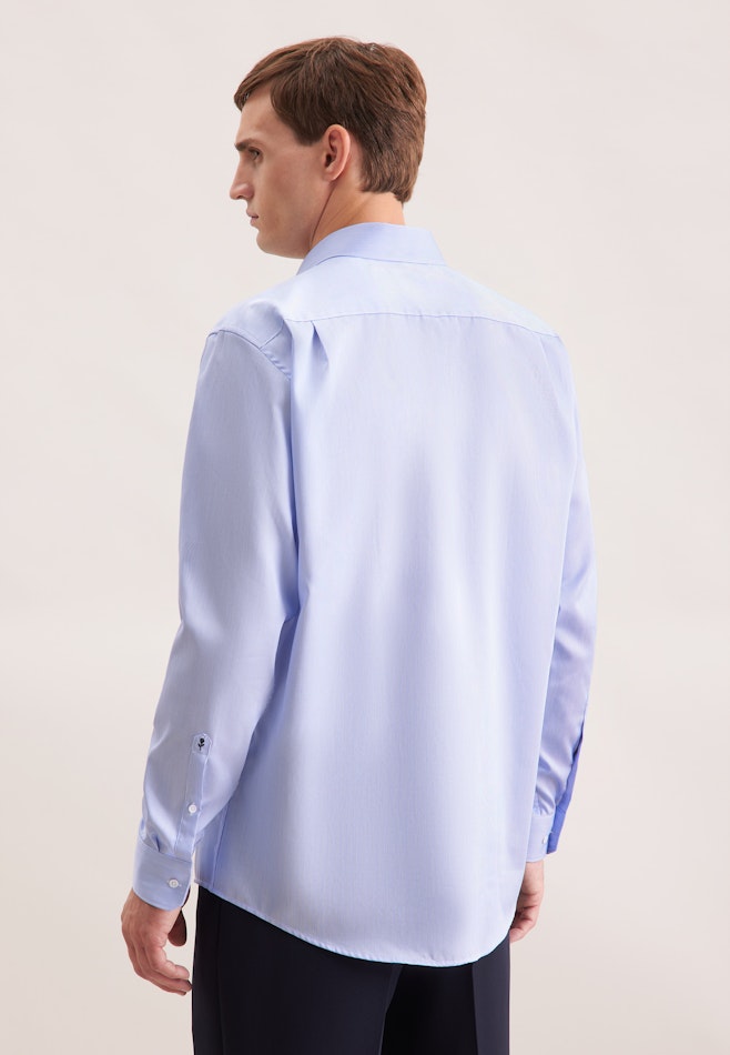 Regular Business shirt Stripe in Light Blue | Seidensticker online shop