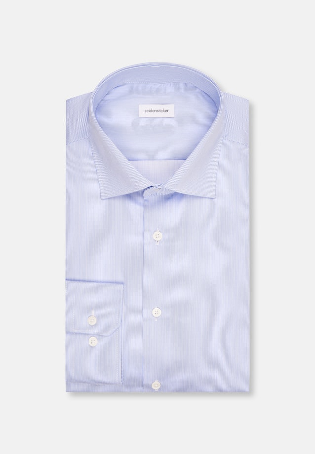Regular Chemise d'affaires rayures in Bleu Clair |  Seidensticker Onlineshop