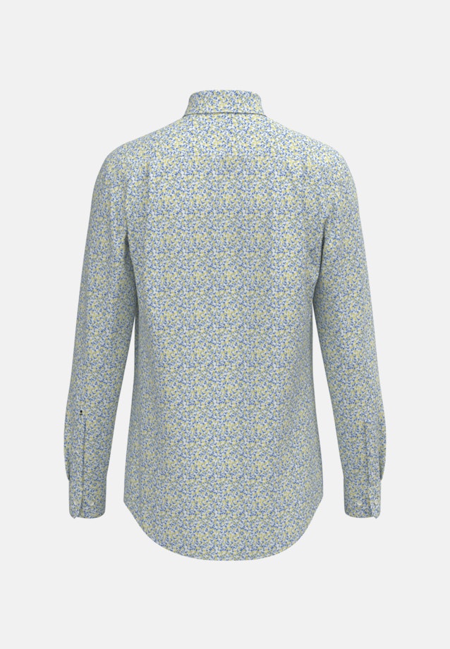 Regular Business shirt Print in Yellow |  Seidensticker Onlineshop