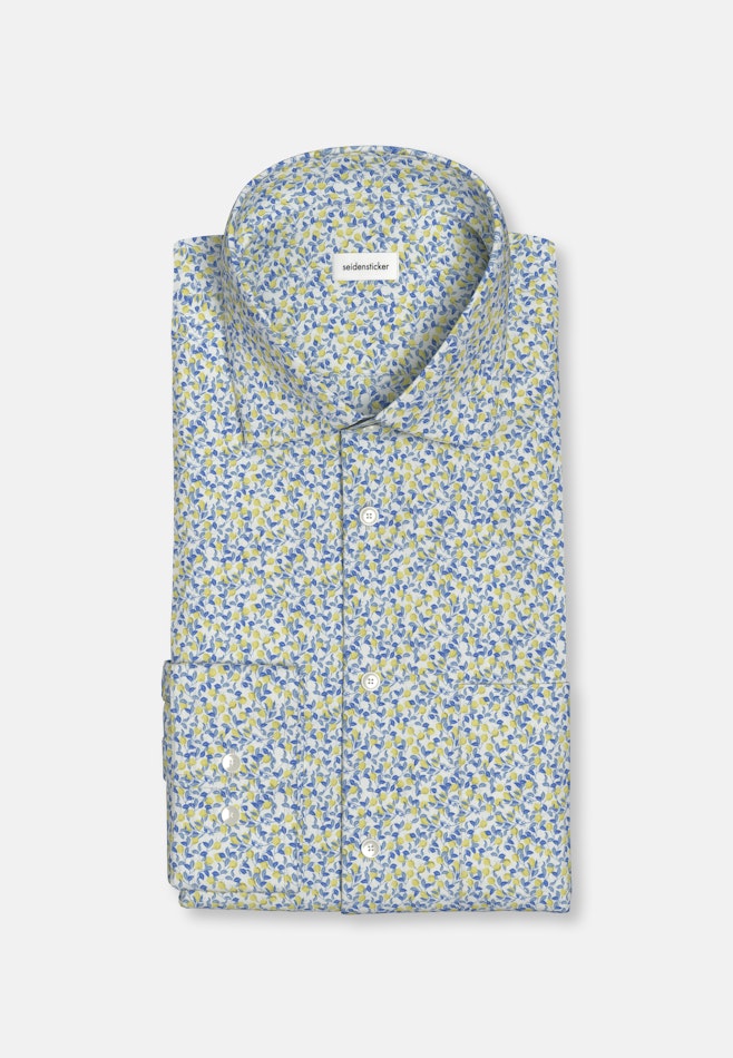 Regular Business shirt Print in Yellow | Seidensticker online shop