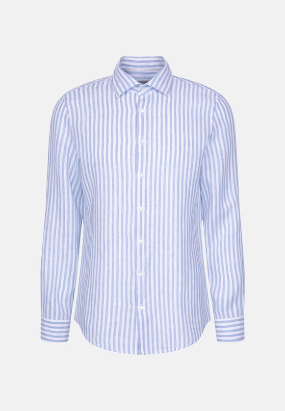 Slim Business Hemd Streifen in Hellblau |  Seidensticker Onlineshop