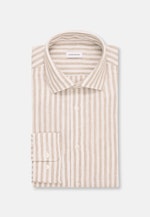 Slim Business Hemd Streifen in Beige |  Seidensticker Onlineshop