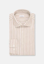 Slim Business Hemd Streifen in Beige |  Seidensticker Onlineshop