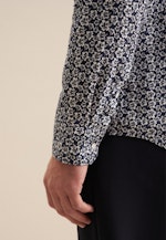 Slim Chemise d'affaires Floral in Bleu Foncé |  Seidensticker Onlineshop