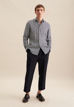 Slim Business Hemd Floral in Dunkelblau |  Seidensticker Onlineshop