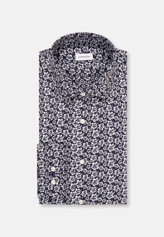 Slim Chemise d'affaires Floral in Bleu Foncé |  Seidensticker Onlineshop
