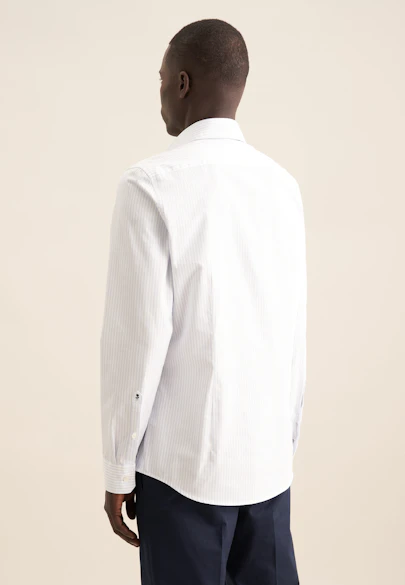 Slim Casual Hemd Streifen in Hellblau |  Seidensticker Onlineshop