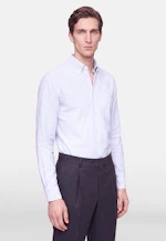 Slim Chemise décontractée Rayures in Bleu Moyen |  Seidensticker Onlineshop