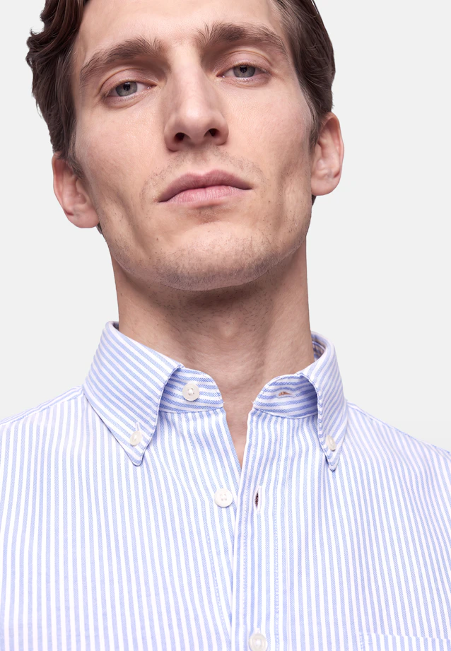 Slim Casual shirt Stripes in Light Blue |  Seidensticker Onlineshop