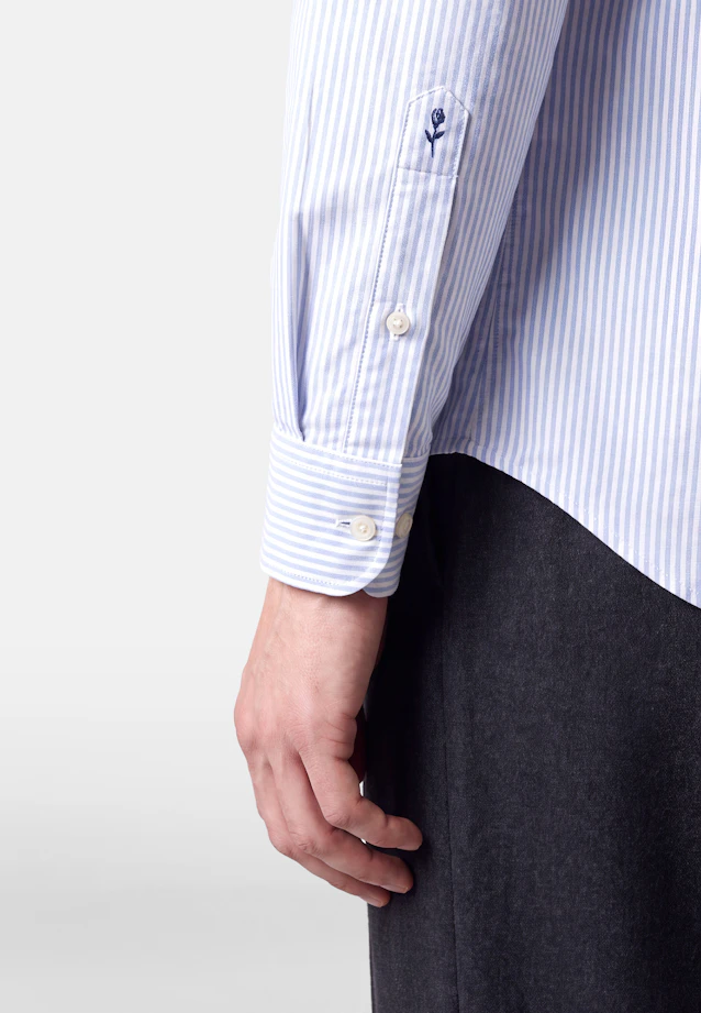 Slim Casual shirt Stripes in Light Blue |  Seidensticker Onlineshop