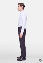 Slim Casual Hemd Gestreift in Mittelblau |  Seidensticker Onlineshop