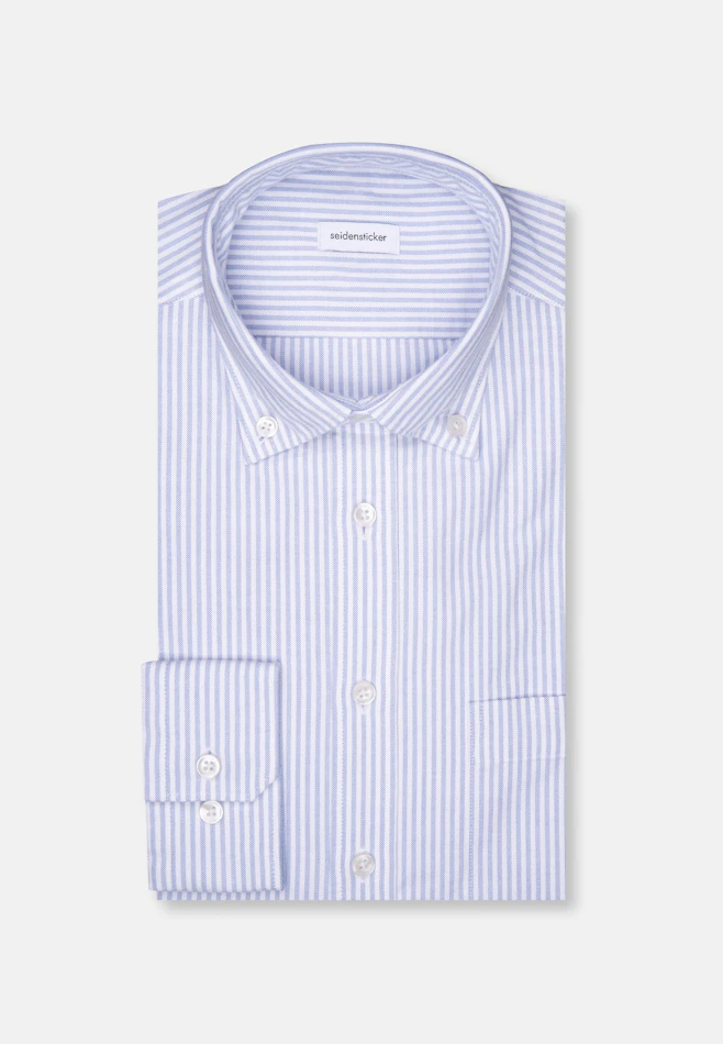 Slim Casual shirt Stripes in Light Blue | Seidensticker online shop