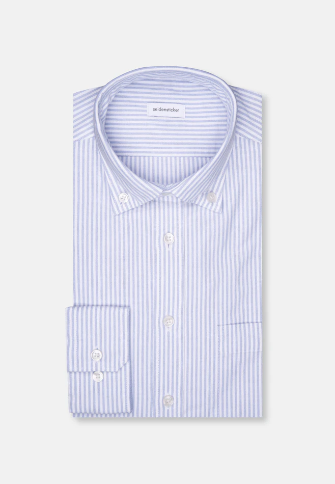 Slim Casual shirt Stripes in Light Blue | Seidensticker online shop