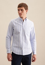Slim Casual shirt Stripe in Light Blue |  Seidensticker Onlineshop