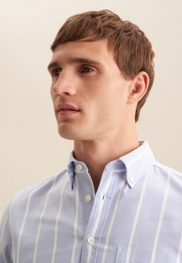Slim Casual shirt Stripe in Light Blue |  Seidensticker Onlineshop