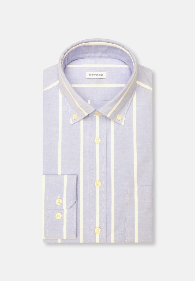 Slim Chemise décontractée rayures in Bleu Clair |  Seidensticker Onlineshop