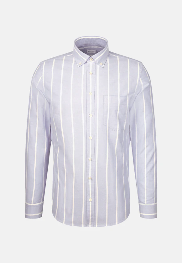 Slim Casual Hemd Streifen in Hellblau |  Seidensticker Onlineshop