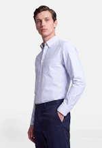 Regular Chemise décontractée Rayures in Bleu Moyen |  Seidensticker Onlineshop