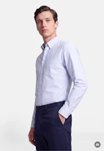 Regular Casual shirt Stripes in Mittelblau |  Seidensticker Onlineshop