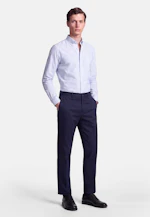 Regular Casual Hemd Gestreift in Mittelblau |  Seidensticker Onlineshop