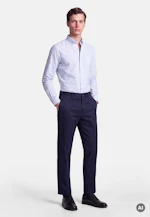 Regular Casual shirt Stripes in Mittelblau |  Seidensticker Onlineshop