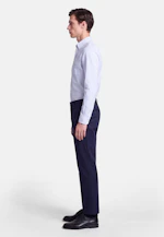 Regular Casual Hemd Gestreift in Mittelblau |  Seidensticker Onlineshop