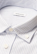 Regular Casual Hemd Gestreift in Mittelblau |  Seidensticker Onlineshop