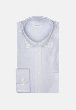 Regular Casual Hemd Gestreift in Mittelblau |  Seidensticker Onlineshop
