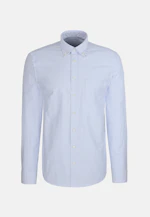 Regular Casual Hemd Gestreift in Mittelblau |  Seidensticker Onlineshop