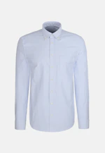 Regular Casual shirt Stripes in Mittelblau |  Seidensticker Onlineshop