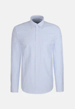 Regular Casual Hemd Gestreift in Mittelblau |  Seidensticker Onlineshop