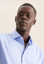 Regular Business Hemd Streifen in Hellblau |  Seidensticker Onlineshop