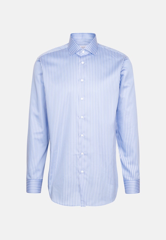 Regular Business Hemd Streifen in Hellblau |  Seidensticker Onlineshop