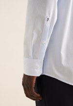 Regular Chemise d'affaires rayures in Bleu Clair |  Seidensticker Onlineshop