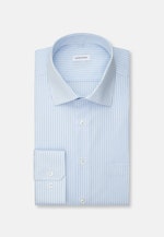 Regular Chemise d'affaires rayures in Bleu Clair |  Seidensticker Onlineshop