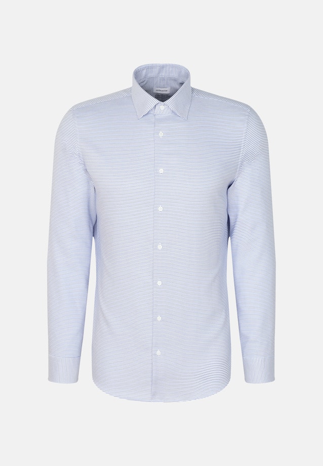 Shaped Business shirt Structure in Light Blue |  Seidensticker Onlineshop
