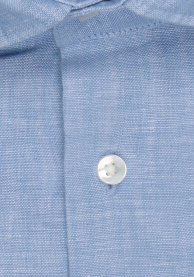 Chemise Business Shaped Lin Col Kent in Bleu Clair | Seidensticker Onlineshop