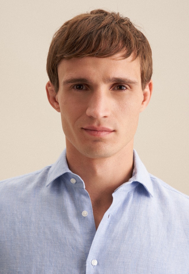 Shaped Business Hemd Uni in Hellblau |  Seidensticker Onlineshop