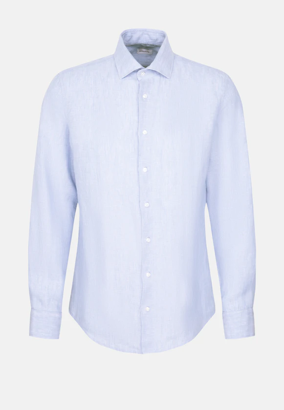 Shaped Chemise d'affaires Uni in Bleu Clair |  Seidensticker Onlineshop