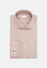 Shaped Business Hemd Uni in Beige |  Seidensticker Onlineshop